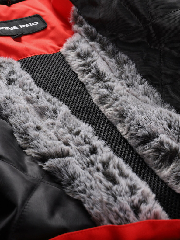 ALPINE PRO Червено дамско ски яке с мембрана PTX ALPINE PRO Olada