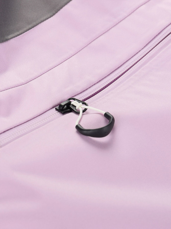 ALPINE PRO Сиво и лилаво дамско ски яке с мембрана PTX ALPINE PRO Uzera