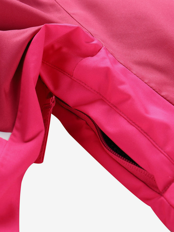 ALPINE PRO Тъмнорозово момичешко ски яке с мембрана PTX ALPINE PRO Zaribo