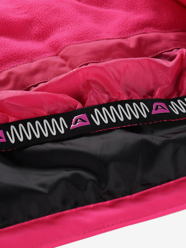 ALPINE PRO Тъмнорозово момичешко ски яке с мембрана PTX ALPINE PRO Zaribo