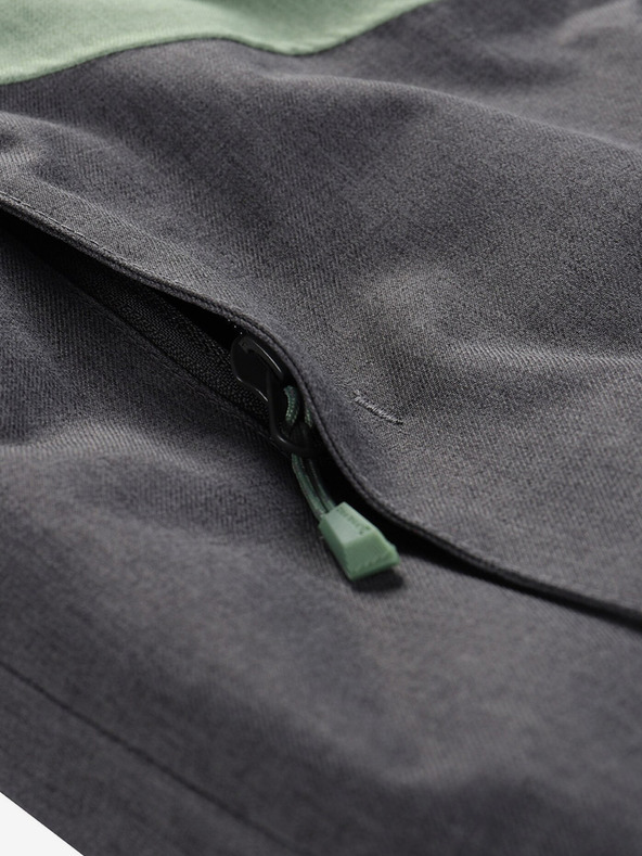 ALPINE PRO Зелено детско ски яке с мембрана PTX ALPINE PRO Zaribo