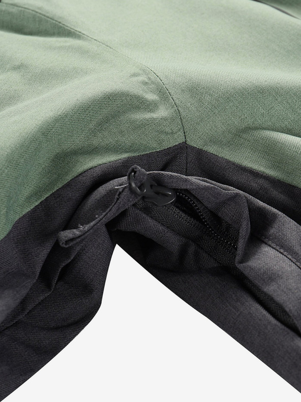 ALPINE PRO Зелено детско ски яке с мембрана PTX ALPINE PRO Zaribo