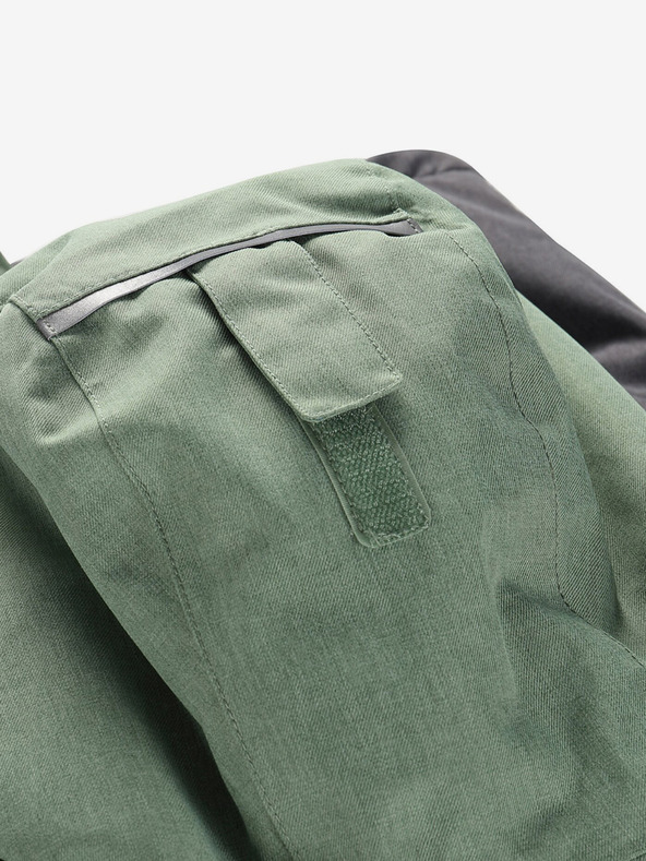 ALPINE PRO Зелено детско ски яке с мембрана PTX ALPINE PRO Zaribo