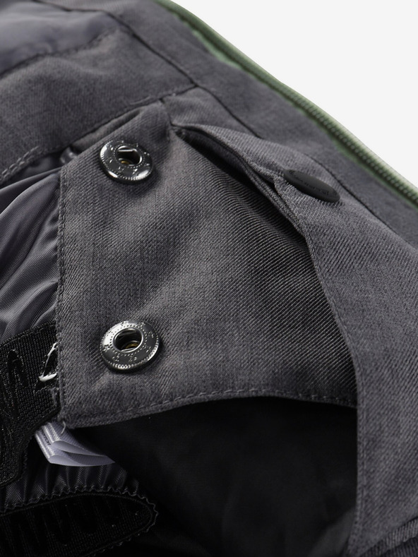 ALPINE PRO Зелено детско ски яке с мембрана PTX ALPINE PRO Zaribo