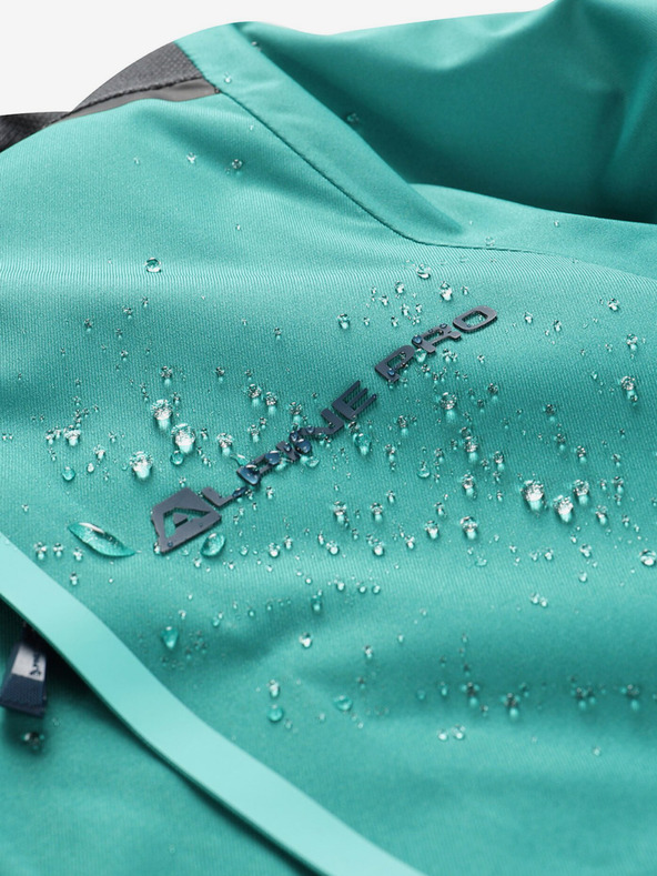 ALPINE PRO Зелено дамско ски яке с мембрана PTX ALPINE PRO Zaribo