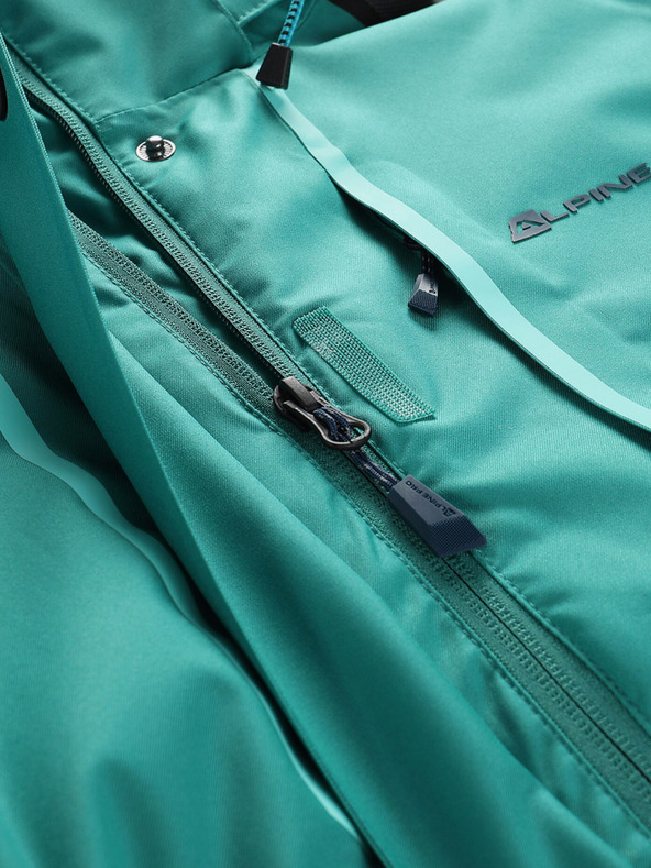 ALPINE PRO Зелено дамско ски яке с мембрана PTX ALPINE PRO Zaribo
