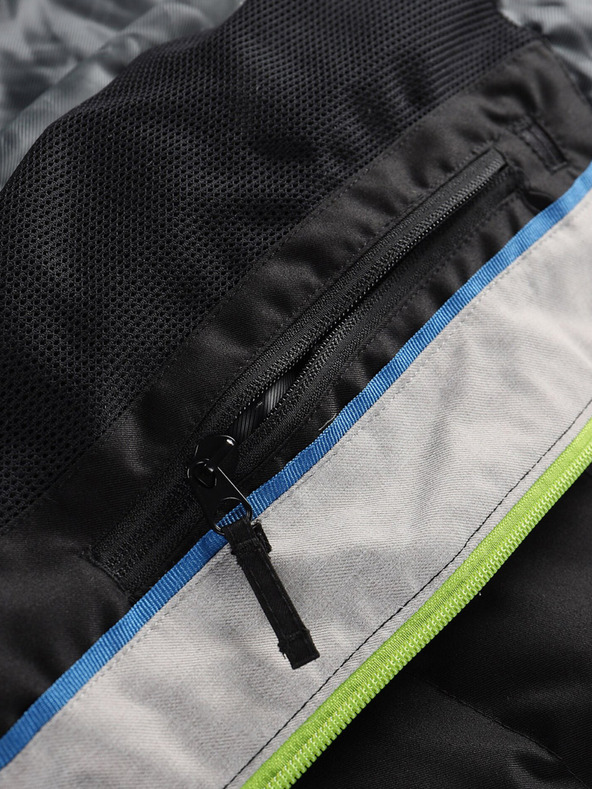 ALPINE PRO Черно мъжко ски яке с пух ALPINE PRO Feedr