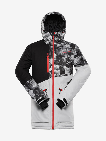 ALPINE PRO Сиво мъжко ски яке ALPINE PRO Uzer