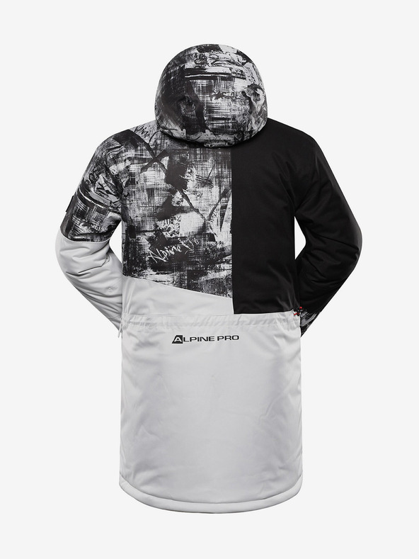 ALPINE PRO Сиво мъжко ски яке ALPINE PRO Uzer