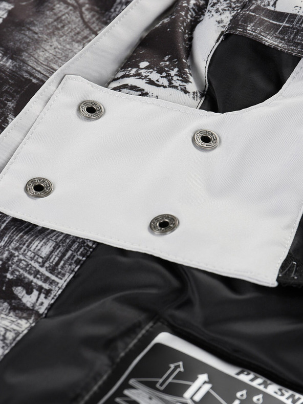 ALPINE PRO Сиво мъжко ски яке ALPINE PRO Uzer