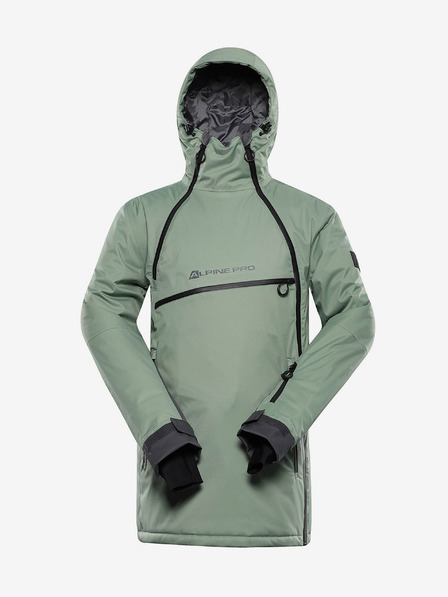 ALPINE PRO Зелено мъжко ски яке ALPINE PRO Omeq