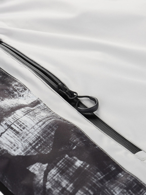 ALPINE PRO Сиво мъжко ски яке ALPINE PRO Omeq