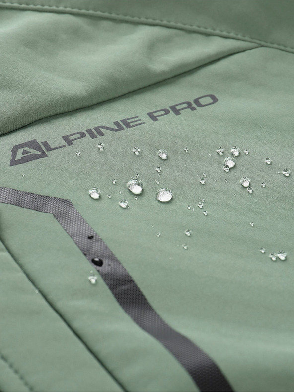 ALPINE PRO Зелено мъжко софтшел яке ALPINE PRO Hoor