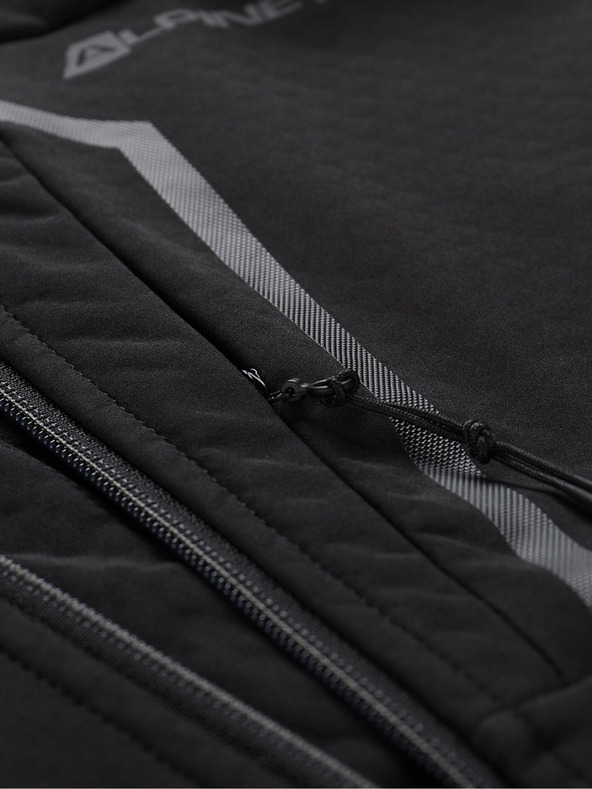 ALPINE PRO Черно мъжко софтшел яке ALPINE PRO HOOR