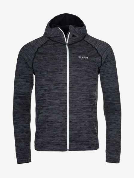 Kilpi Тъмно сив мъжки суитшърт Kilpi HADSON-U с ребра