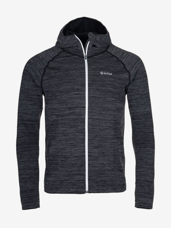 Kilpi Тъмно сив мъжки суитшърт Kilpi HADSON-U с ребра