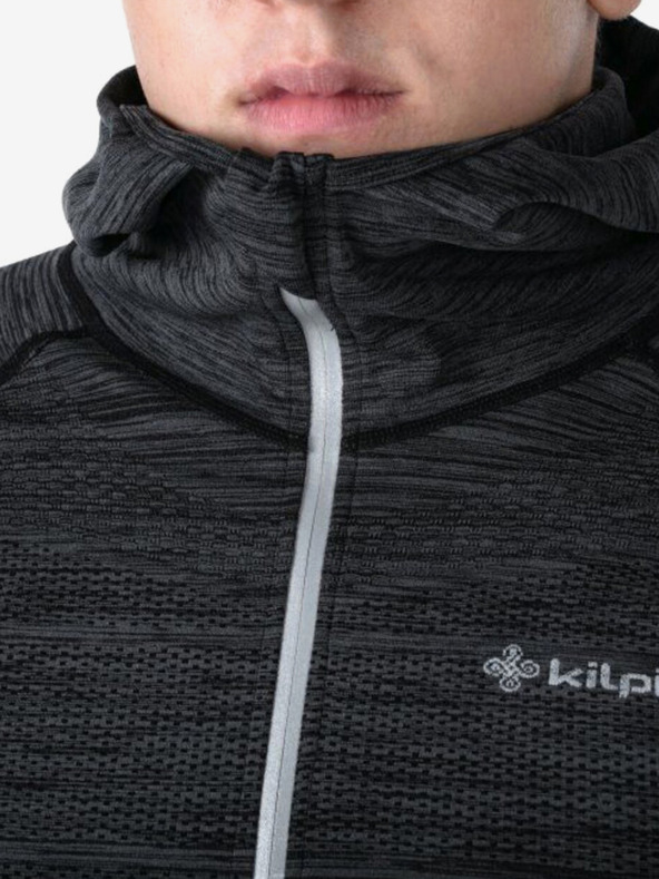 Kilpi Тъмно сив мъжки суитшърт Kilpi HADSON-U с ребра