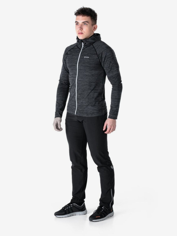 Kilpi Тъмно сив мъжки суитшърт Kilpi HADSON-U с ребра