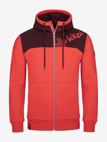 Kilpi Червен мъжки суитшърт s качулка Kilpi Era-M