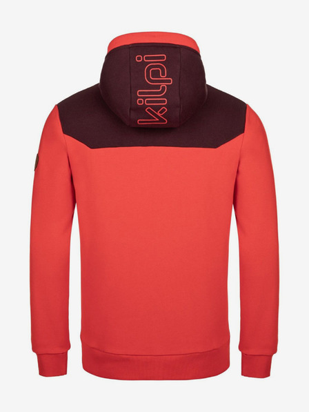 Kilpi Червен мъжки суитшърт s качулка Kilpi Era-M