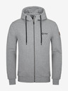 Kilpi Светлосиво мъжко спортно яке с качулка Kilpi Leines-M