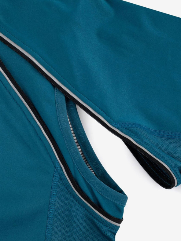 Kilpi Жълто-синьо мъжко спортно софтшел яке Kilpi Zain-M