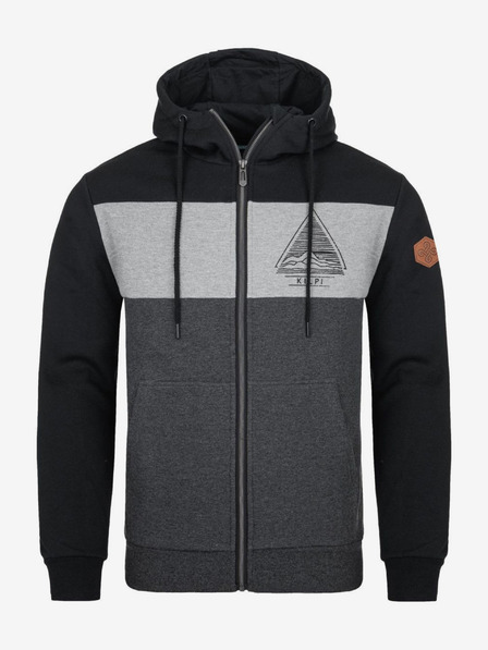 Kilpi Мъжки памучен суитчър Kilpi LYNGE-M тъмно сив