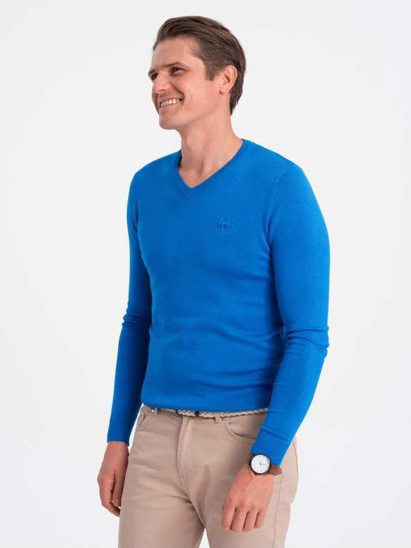 Ombre Clothing Blue Мъжки пуловер Ombre Облекло