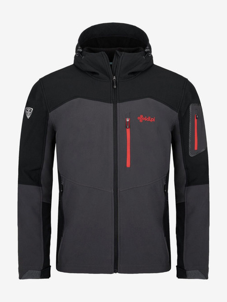 Kilpi Тъмно сиво мъжко яке Kilpi Presena-M Softshell