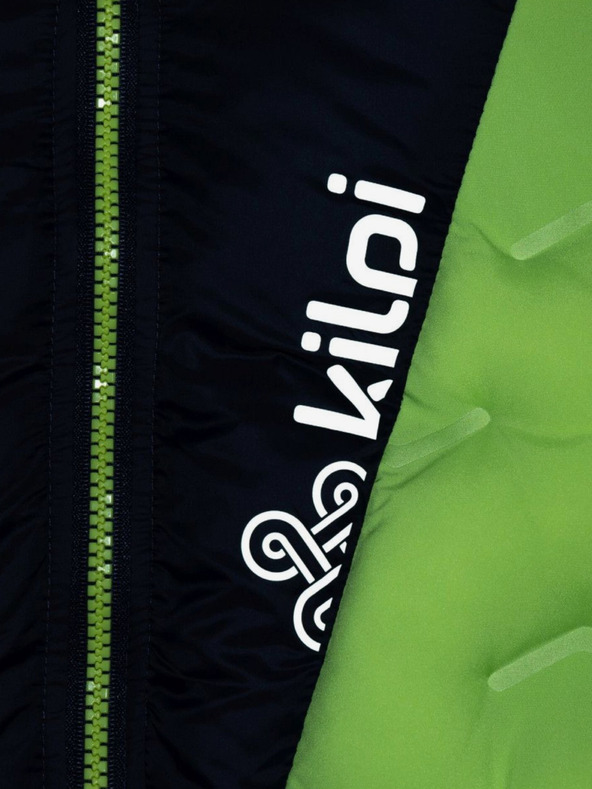 Kilpi Черно-зелено мъжко яке Kilpi Tevery-M с изолация