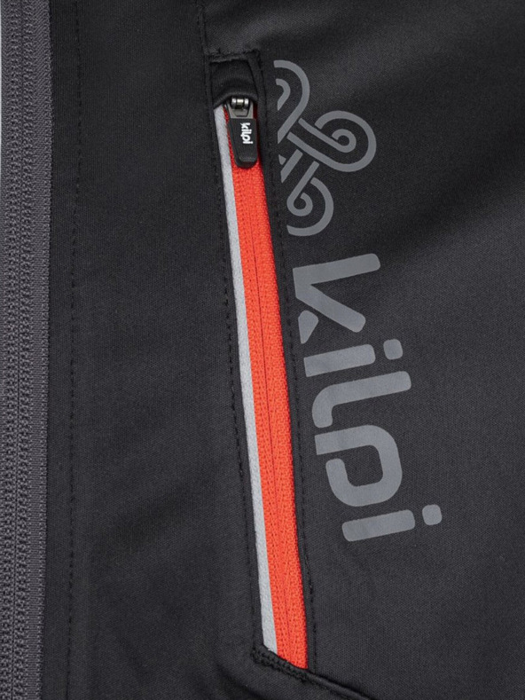 Kilpi Черно мъжко спортно яке Kilpi Nordim-M