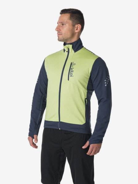 Kilpi Синьо и зелено мъжко спортно яке Kilpi Nordim-M