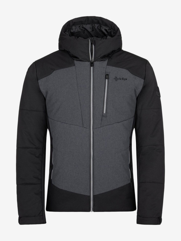 Kilpi Сиво и черно мъжко зимно яке Kilpi Torres-M