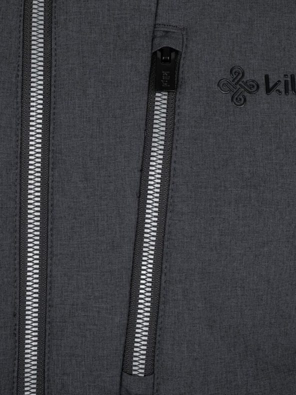 Kilpi Сиво и черно мъжко зимно яке Kilpi Torres-M
