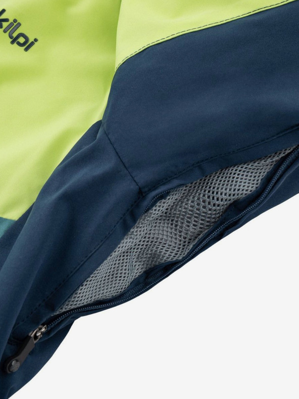 Kilpi Зелено и синьо мъжко ски яке Kilpi Sion-M