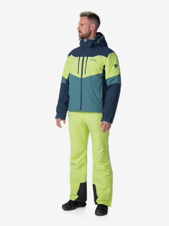 Kilpi Зелено и синьо мъжко ски яке Kilpi Sion-M