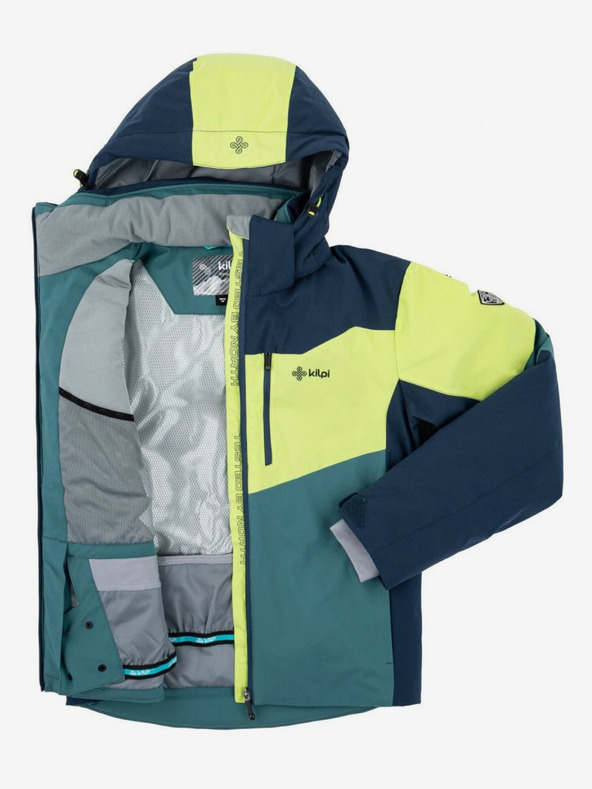 Kilpi Зелено и синьо мъжко ски яке Kilpi Sion-M