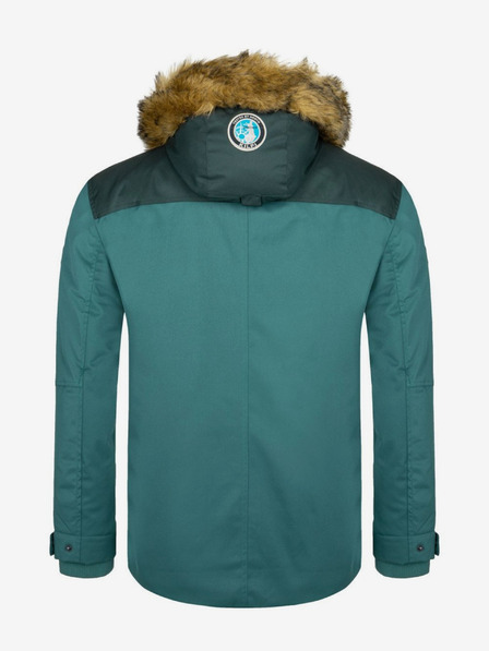 Kilpi Петролно мъжко зимно яке с изкуствена кожа Kilpi ALPHA