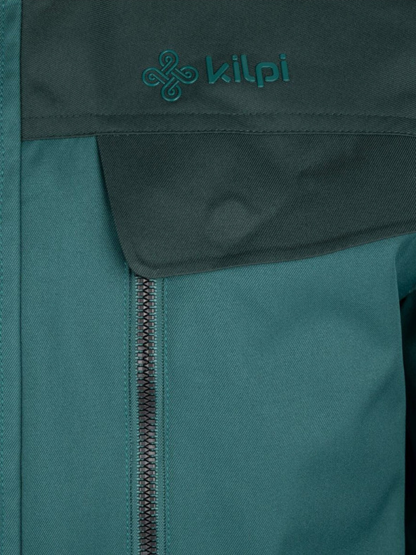 Kilpi Петролно мъжко зимно яке с изкуствена кожа Kilpi ALPHA