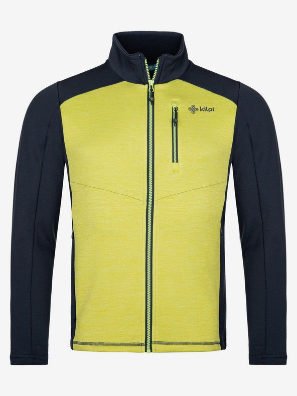 Kilpi Неоново зелен мъжки спортен суитчър Kilpi Tomms-M