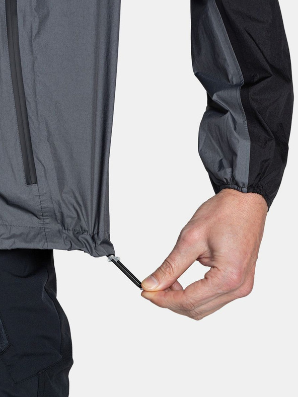 Kilpi Черно-сиво мъжко спортно яке Kilpi Hurricane-M