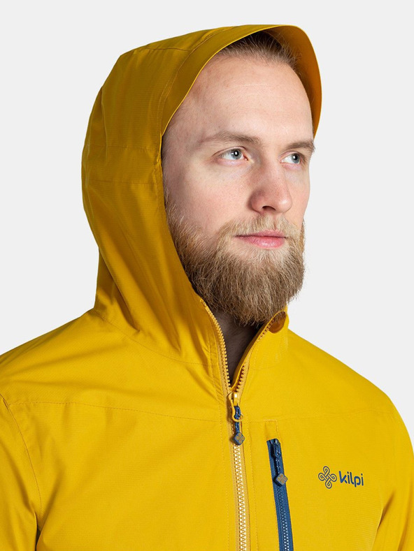 Kilpi Синьо и жълто мъжко яке за открито Kilpi SONNA-M