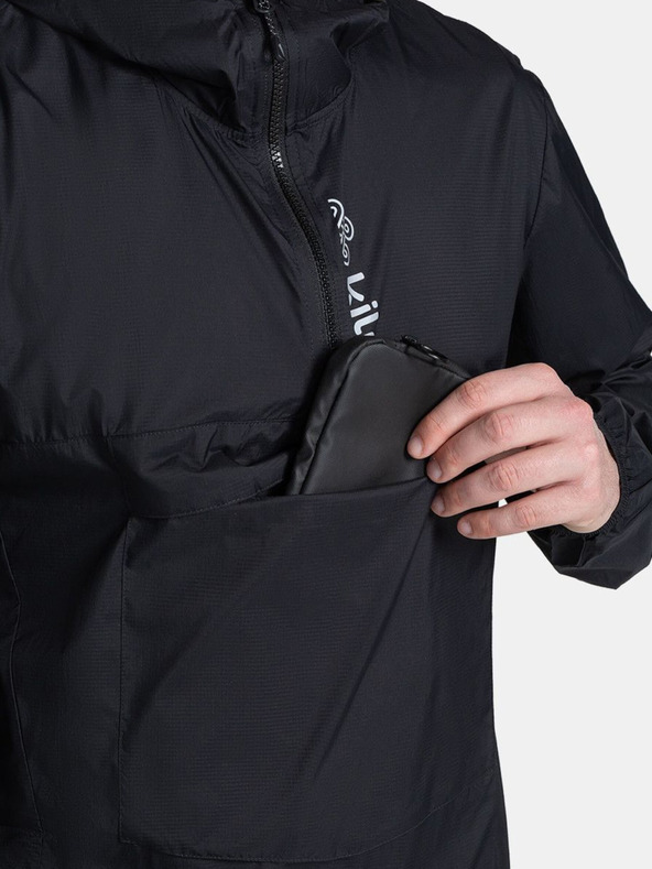 Kilpi Черно мъжко леко анорак яке Kilpi ANORI-M