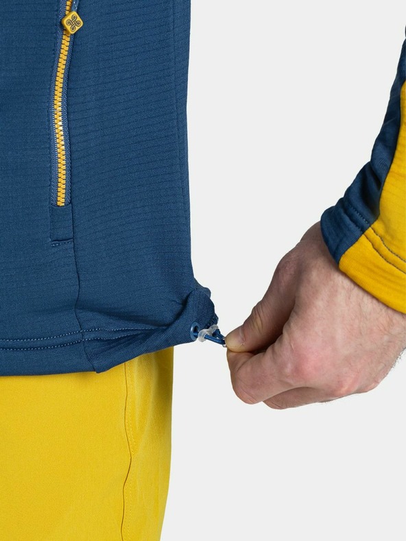 Kilpi Жълто-син мъжки спортен суитчър Kilpi Sevelen-M