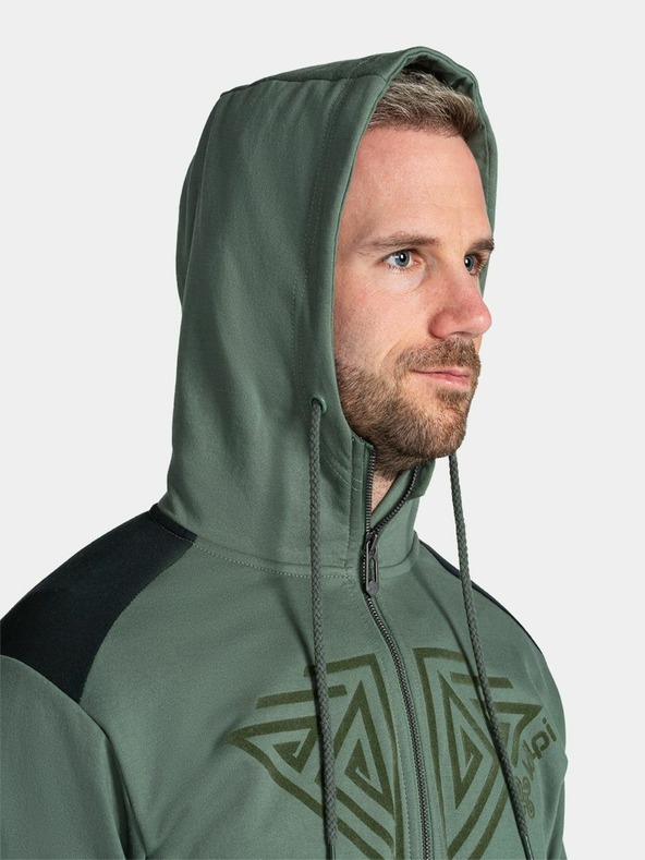 Kilpi Тъмнозелен мъжки суитшърт Kilpi Adelan-M