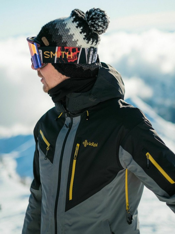 Kilpi Сиво мъжко спортно мембранно яке KILPI Hastar-M