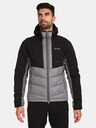 Kilpi Сиво и черно мъжко изолирано яке Kilpi TEVERY-M
