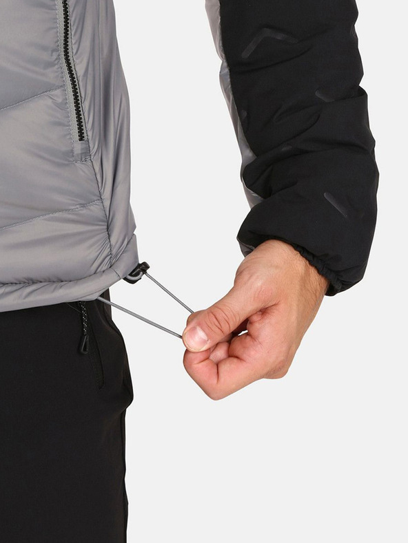 Kilpi Сиво и черно мъжко изолирано яке Kilpi TEVERY-M