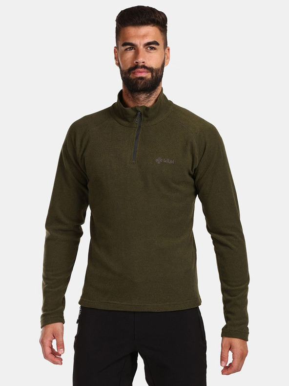 Kilpi Мъжки суитшърт от полар в цвят каки Kilpi ALMERI-M