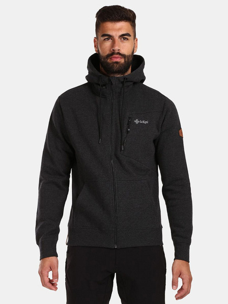 Kilpi Черен мъжки памучен суитшърт Kilpi PREDA-M
